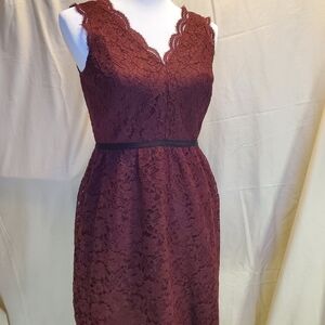 Loft Dress Lace Dress w/Detailed Sweetheart SZ 4P